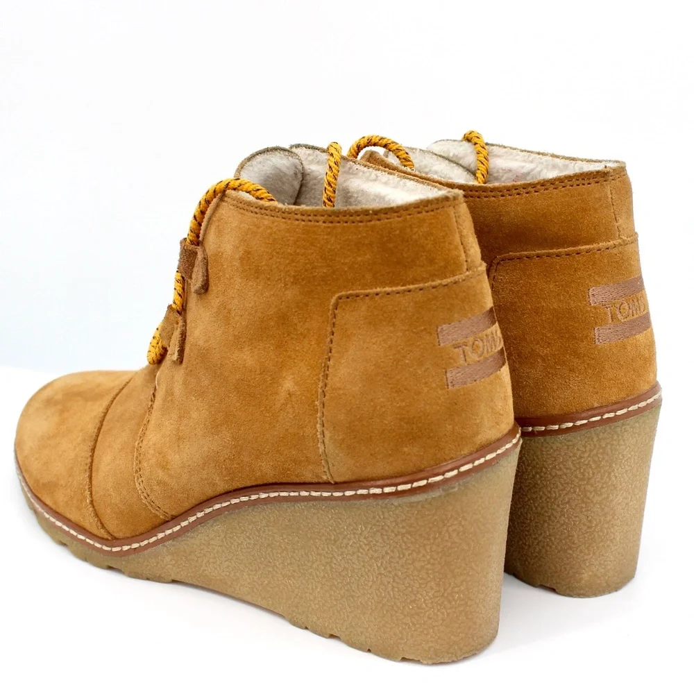 TOMS Women's Desert Wedge Booties | 9